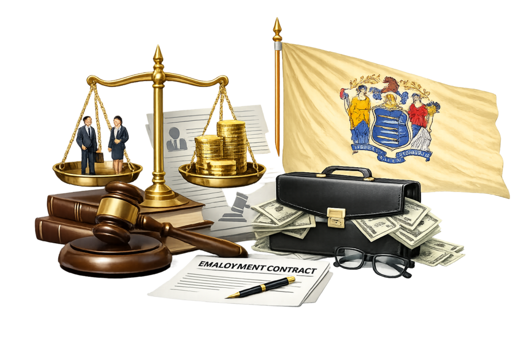 New Jersey workplace discrimination lawyer fee structure for Essex County.
