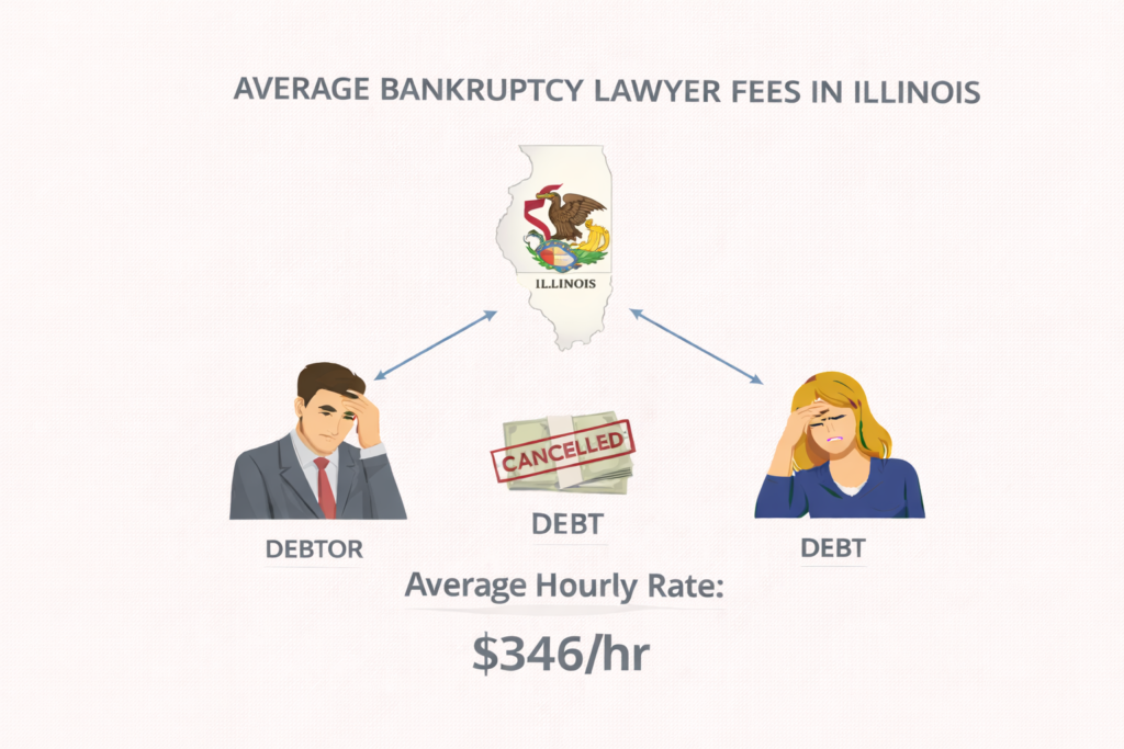 Illinois bankruptcy attorney fees and federal court filing costs