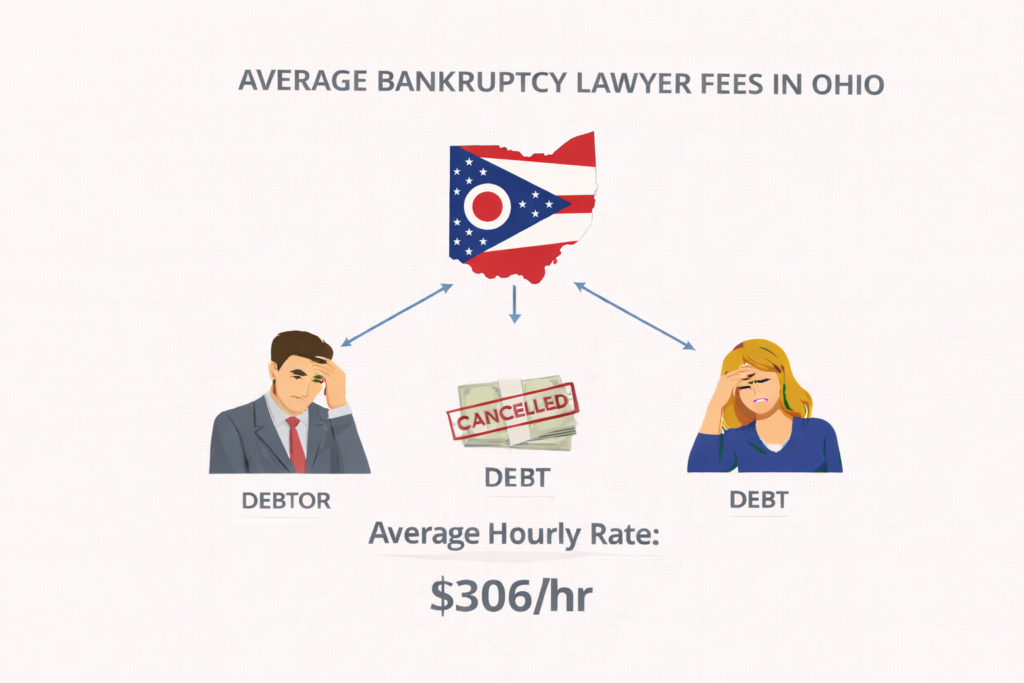 Ohio bankruptcy lawyer fees and court-related cost chart