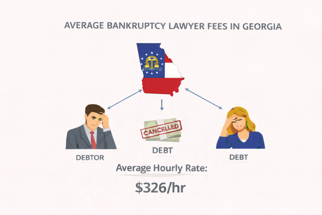 Average Georgia bankruptcy lawyer fees and court costs