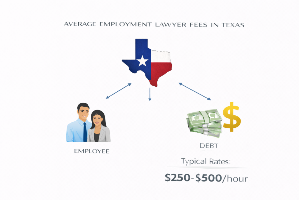 Average Employment Lawyer Fees in Texas
