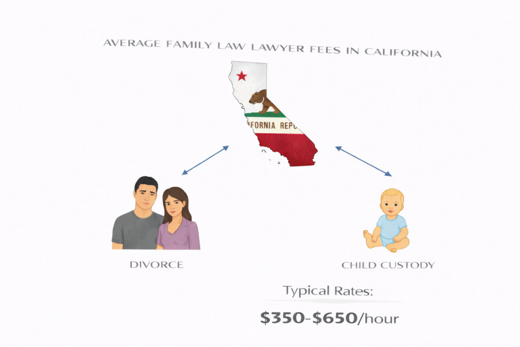 Average Family Law Lawyer Fees in California