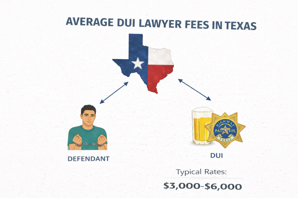 Average DUI Lawyer Fees in Texas