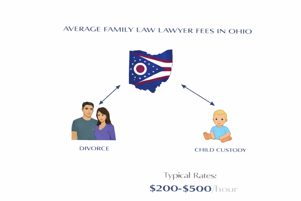 Average Family Law Lawyer Fees in Ohio