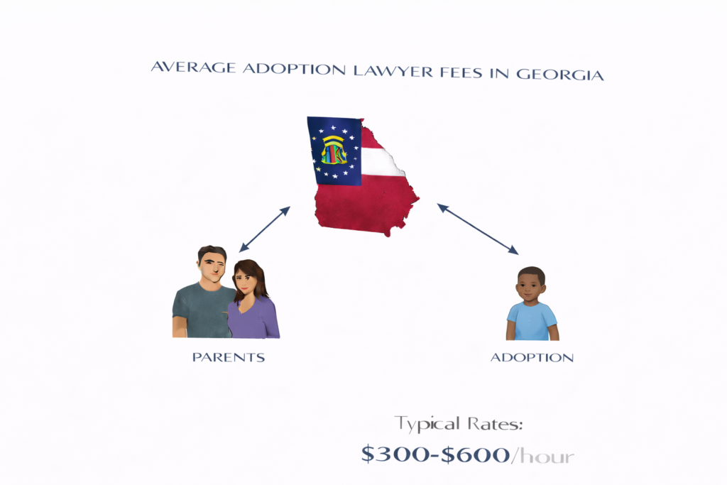 Average adoption lawyer fees and court costs in Georgia