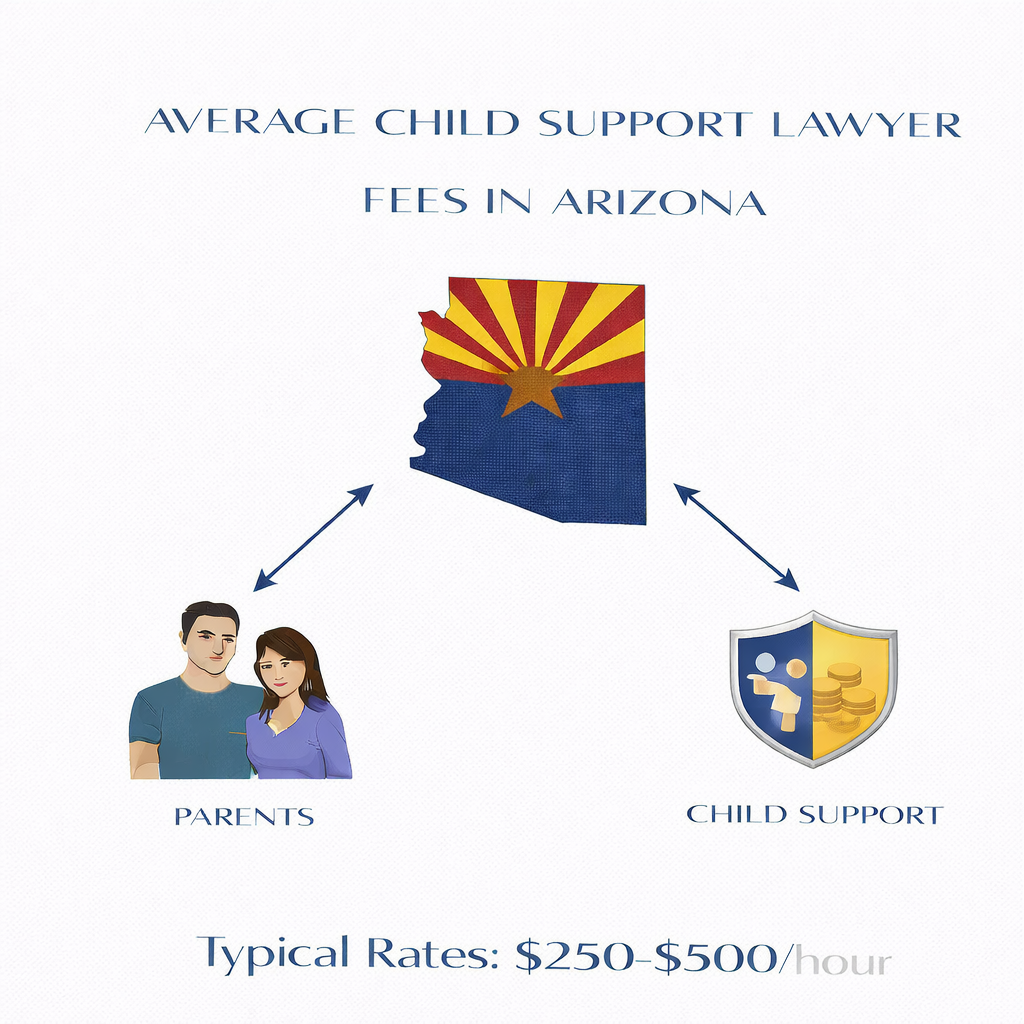 Arizona child support attorney fees and income shares calculation chart