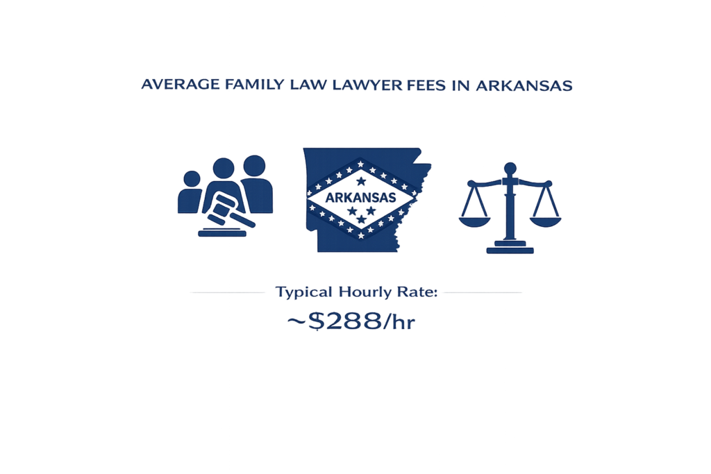 Average Family Law Lawyer Fees in Arkansas