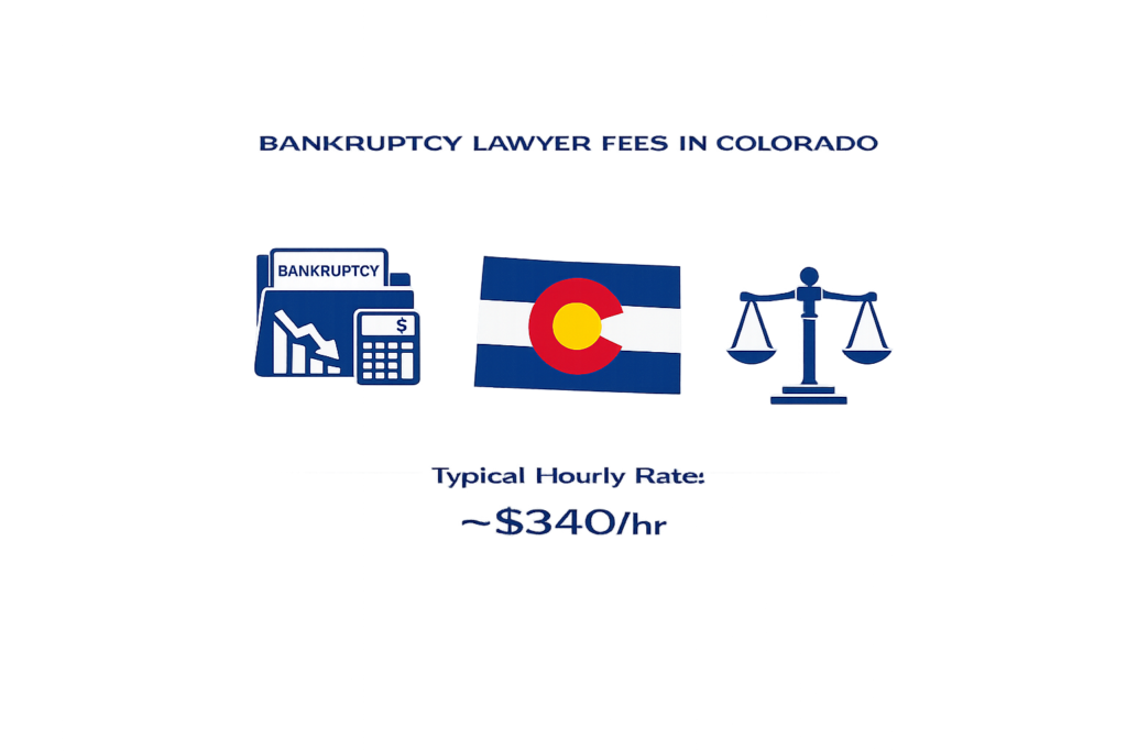 Average Colorado bankruptcy lawyer fees and federal court filing costs