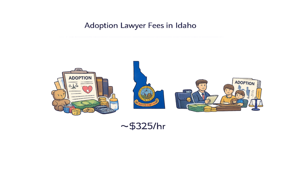 Average adoption lawyer fees and court costs in Idaho