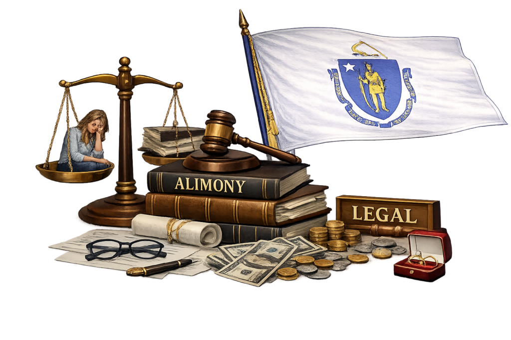 Average alimony lawyer fees and spousal maintenance costs in Massachusetts
