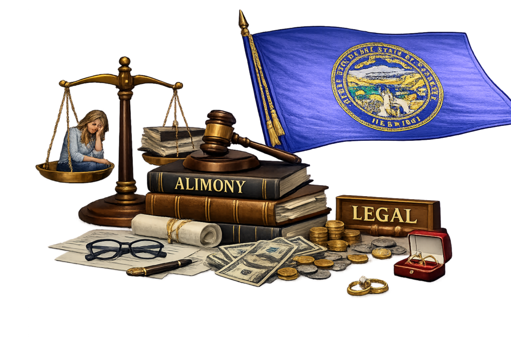 Average alimony lawyer fees and spousal support court costs in Nebraska
