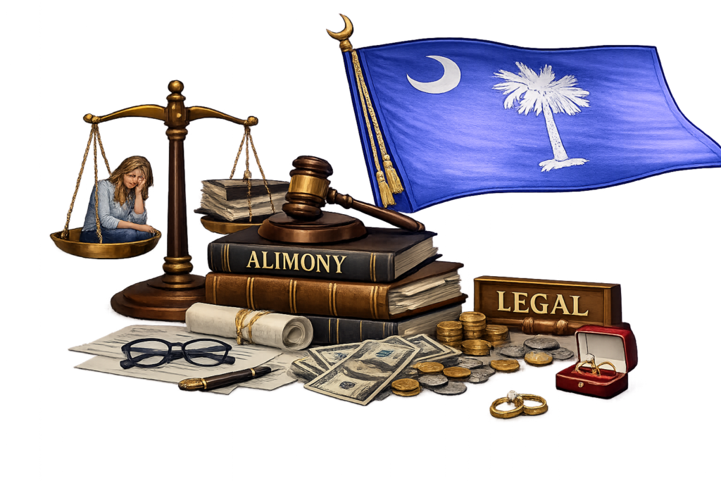 Average alimony lawyer fees and court costs in South Carolina
