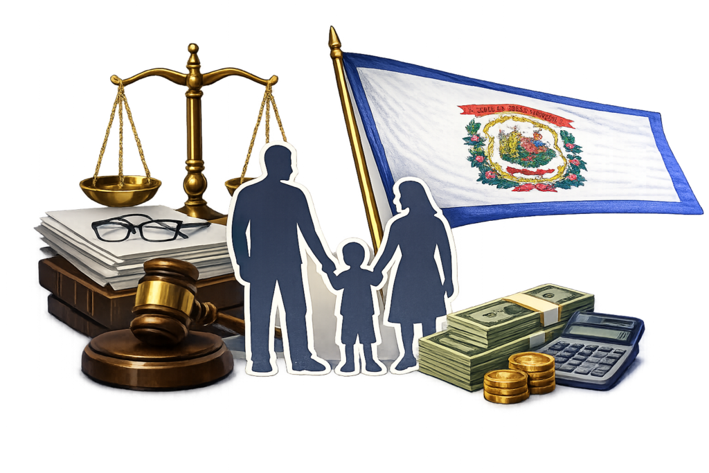 Detailed West Virginia adoption attorney hourly rates and court fees chart